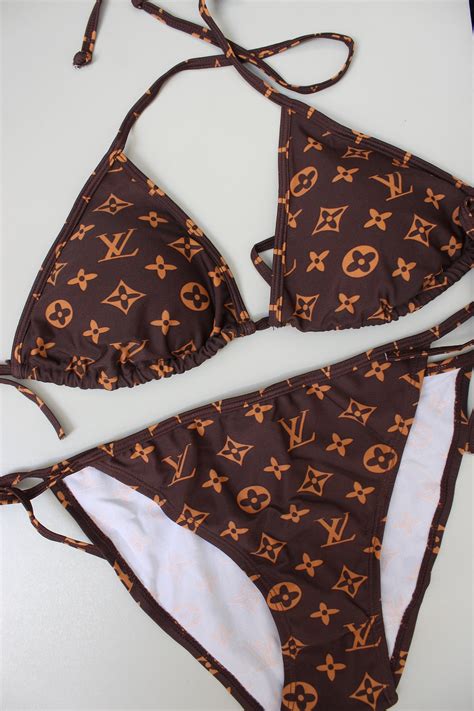 lv inspired bikini